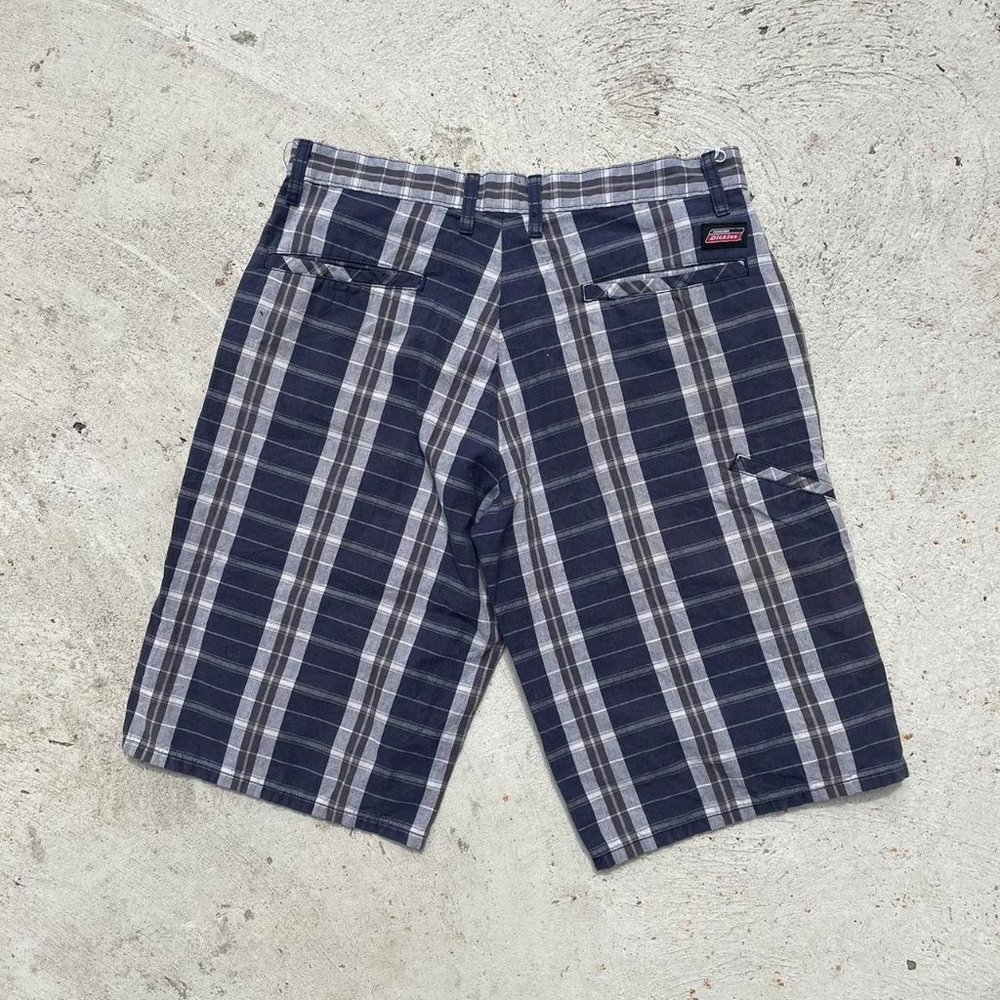 Dickies Mens Navy and White Shorts
